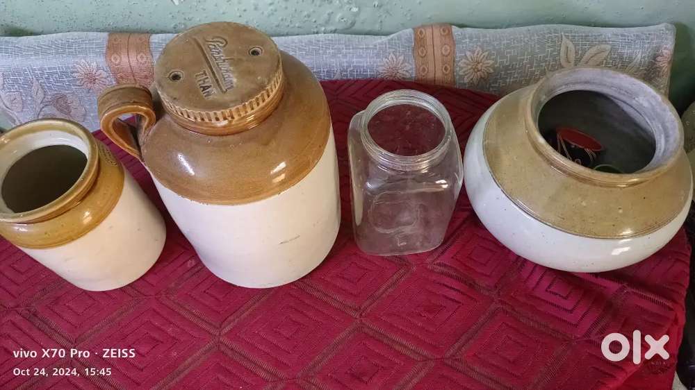 Authentic Ceramic Pickle Jars (10kg, 5kg, 2kg) – Great Condition!