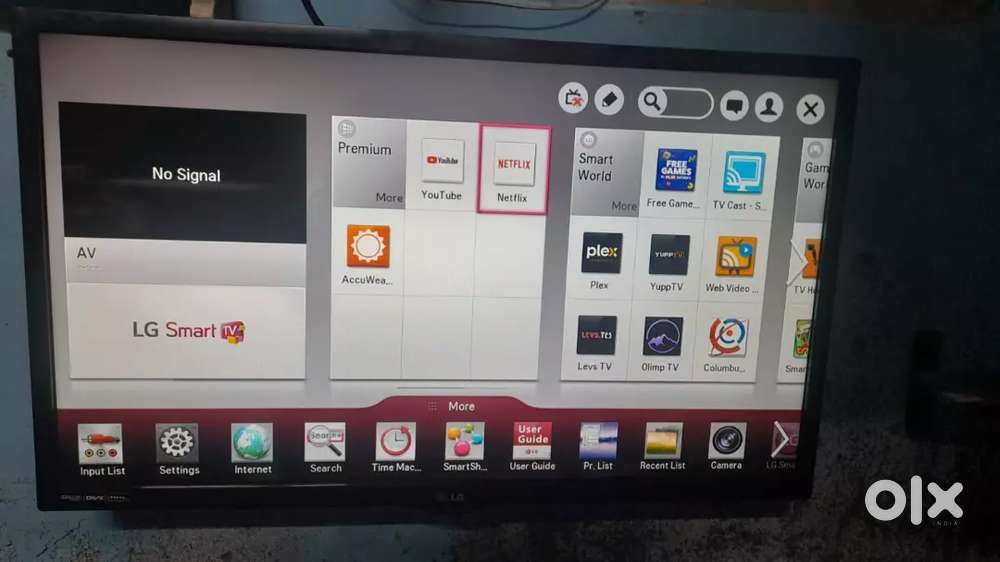 Lg 32 inch smart tv, national taperecorder