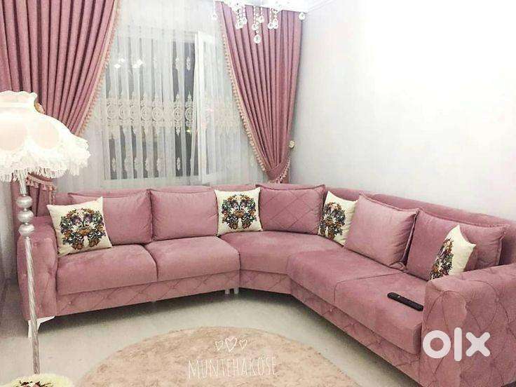 Brand new sofa L shape set free delivery