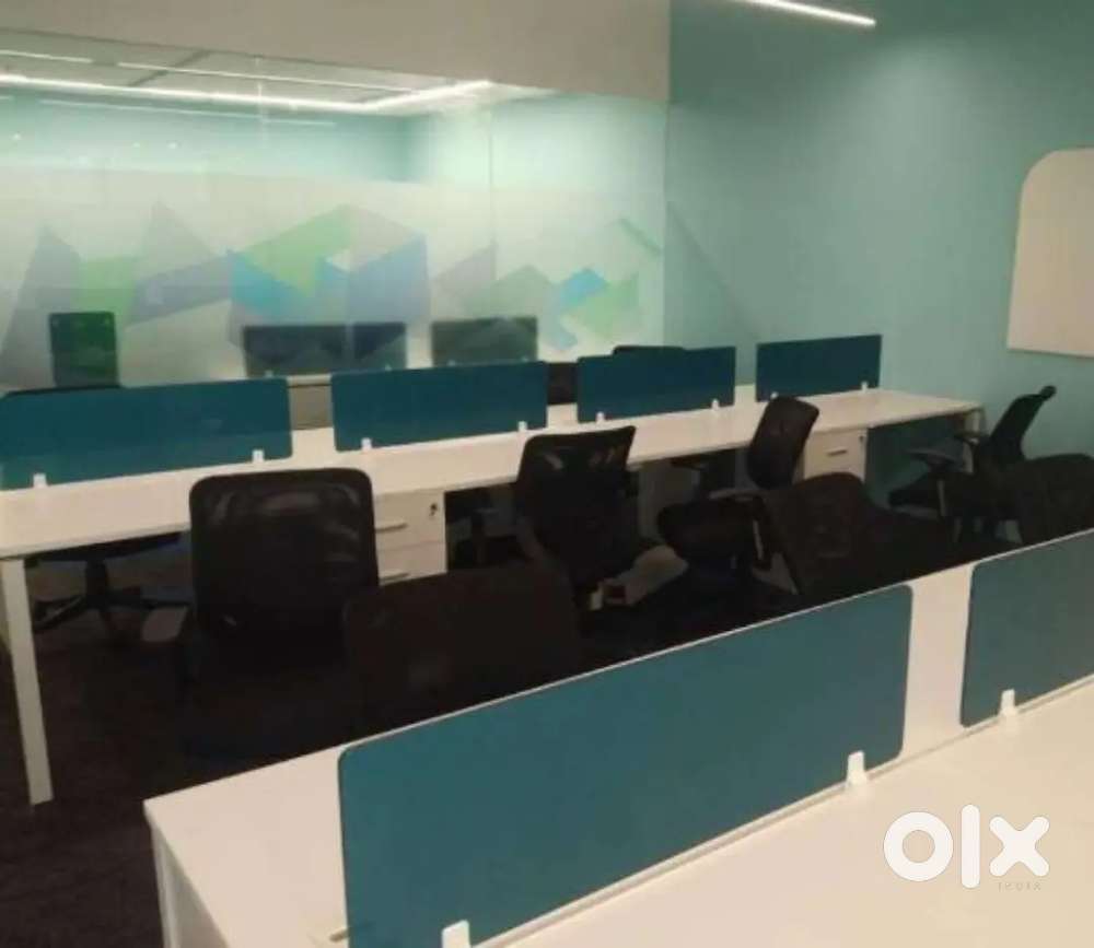 30SEATING 2CABINS FULLY FURNISHED OFFICE AT RENT Y.N ROAD INDORE