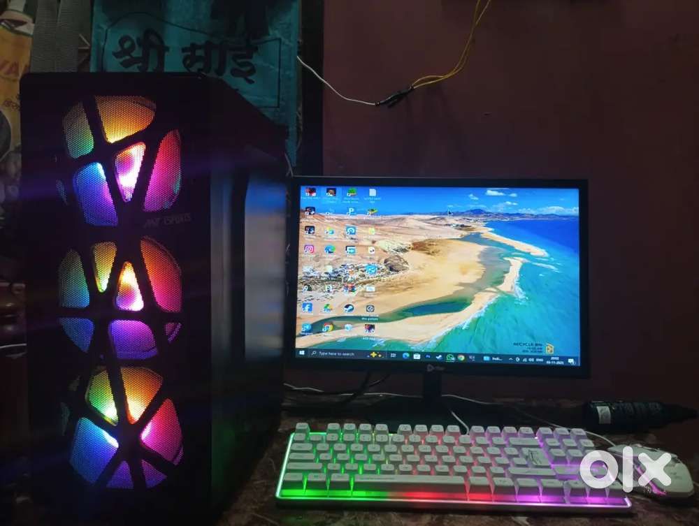 Full Ryzen 5 pc setup 500gb ssd 8gb ram