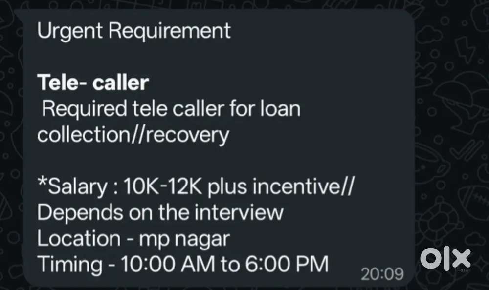 Tele caller