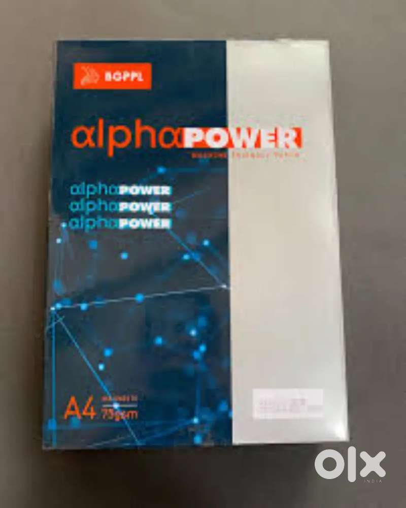 Alpha power 75 gsm paper