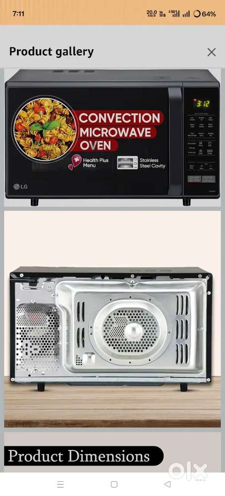 LG 28 L Convection Microwave Oven