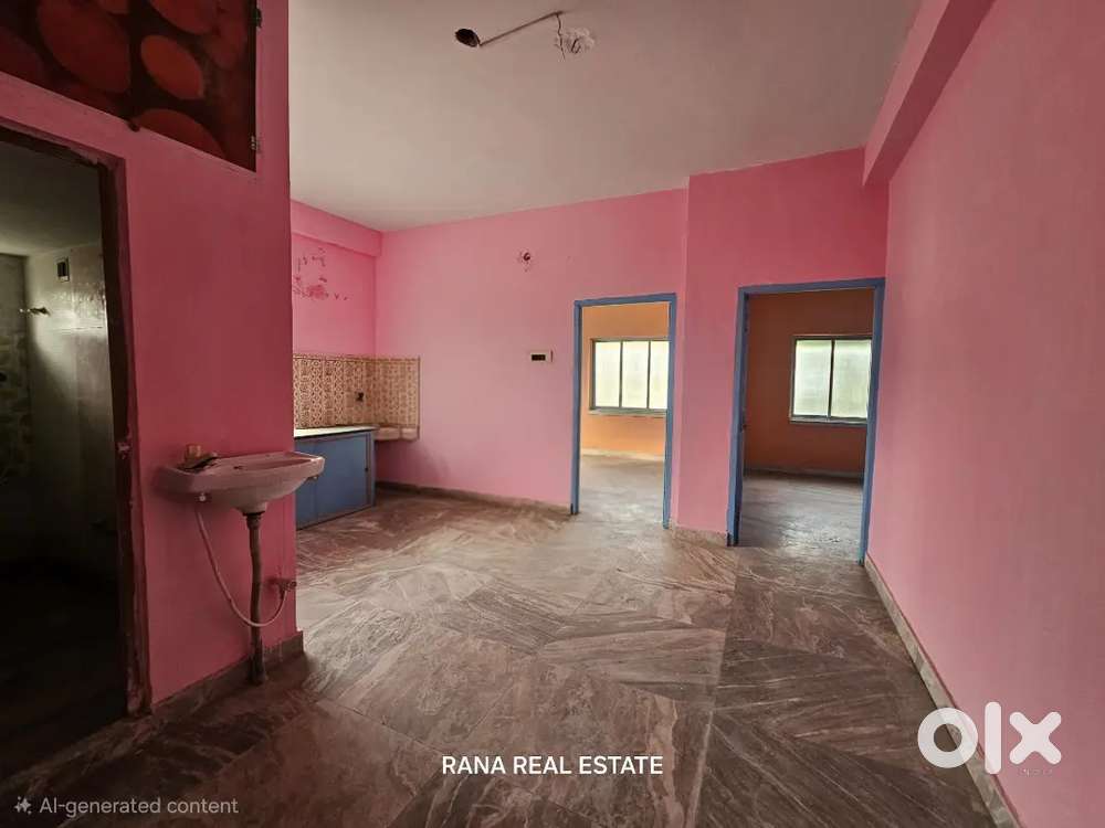 Family, Bachlors and couples friendly 2bhk rent in Bakultala behala.