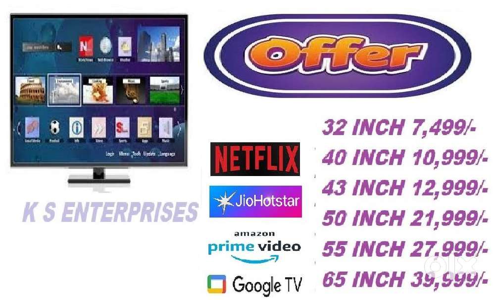 32 INCH SMART LED TV @ 7,499/- ONLY.