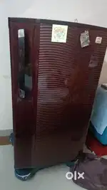 Brand- Godrej ,With stand new condition unused fridge Colour-cherry
