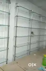Glass shop racks fitting
