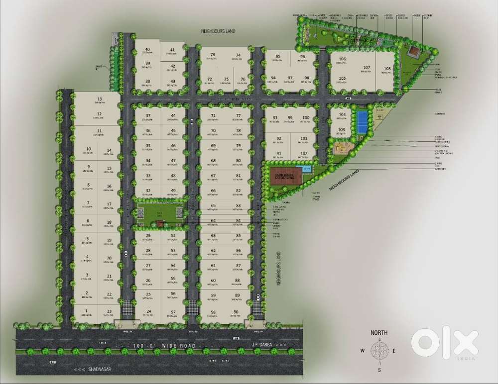 PREMIUM RESIDENTIAL VILLA PLOTS for sale in shadnagar