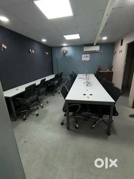 2Cabin+15Workstations. Full Furnished Office For Rent In Noida Sec 2.