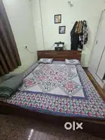 Bed for sale with kurlon mattress