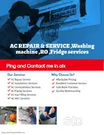 Ac, Fridge, Washing Machine ,RO service, and Electrical work