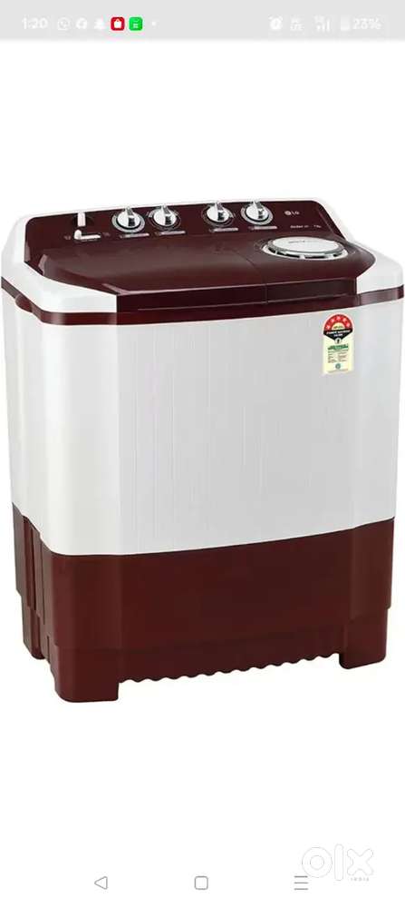 Washing machine lg 7kg new condition