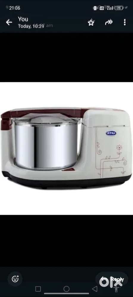 Ultra wet grinder 2.5 litres