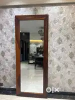 Premium Wooden Frame Full Size Mirror – Beautiful Home Décor