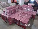 Brand new sofa L safe with santer table.