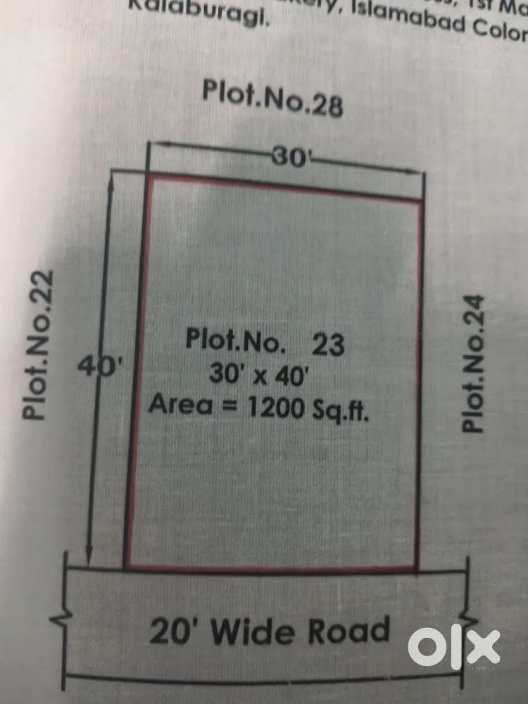 Good Residential location ready to construct building