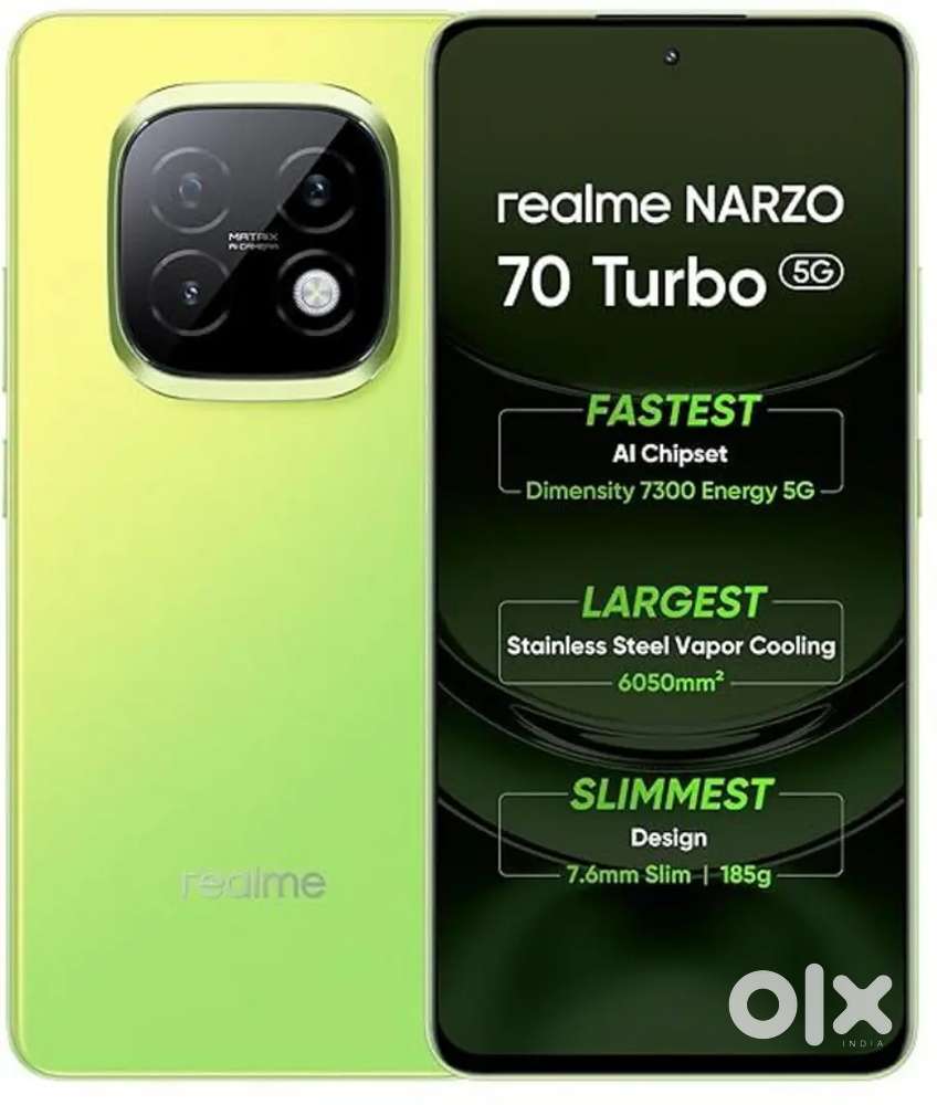 Realme narzo 70 trubo5g ( NO COMPLAINTS CLEAR PIECE)