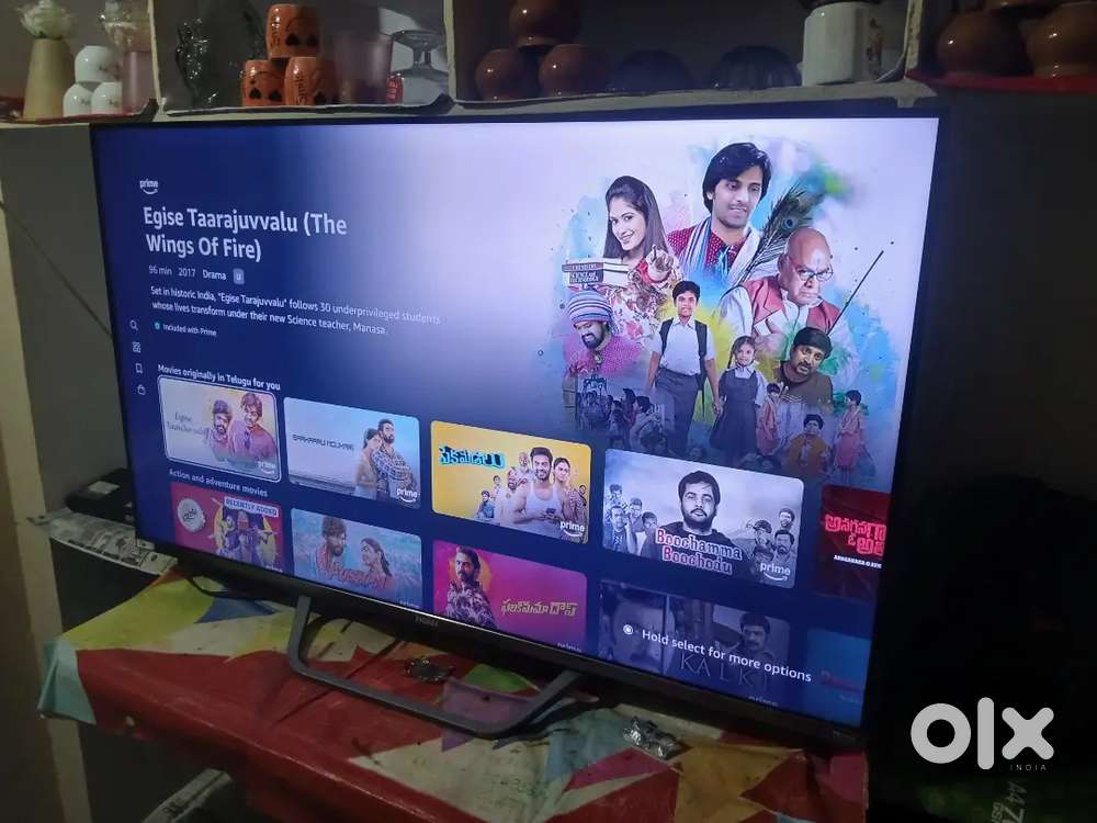 Haier  tv  43 inc QLED.108cm. 4 months