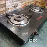 BUTTERFLY 2 BURNER TOUCHENED GLASS STOVE WITH LIGHTER
