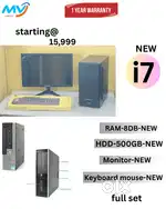 Starting @ 15,999  Cash on home delivery  Monitor - 22-inch  Keyboard