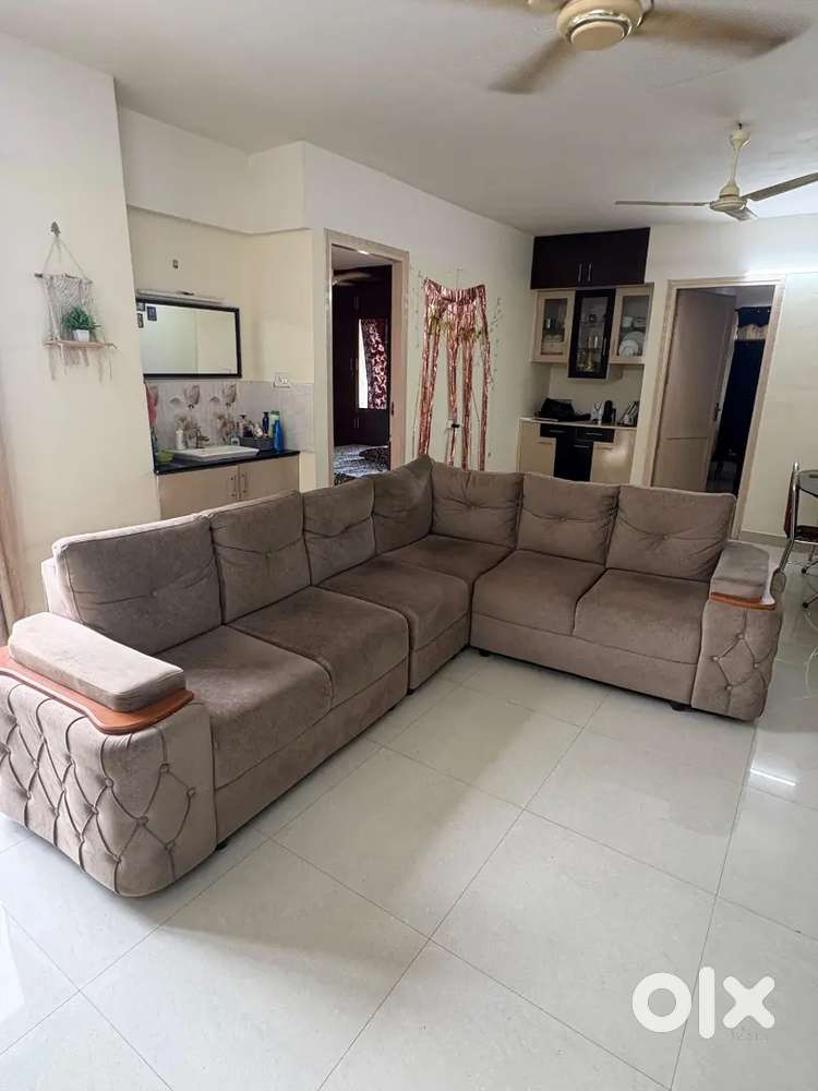 6 seater L shape sectional sofa