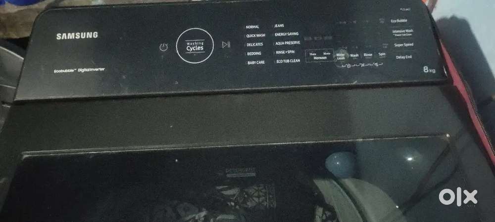 6-7months old samsung washing machine ecobubble digital inverter