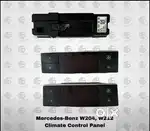 Mercedes Benz W204, W212 Climate Control Panel