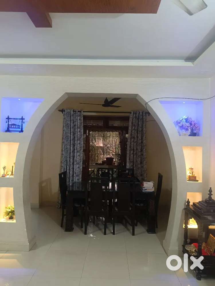 2 bhk semifurnished flat for rent in gated complex with lift parking