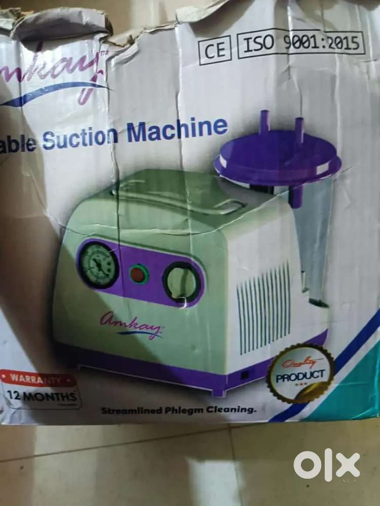 Portable Suction Machine & Easy Care Air Bed