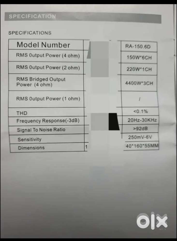 Car amplifier for sale