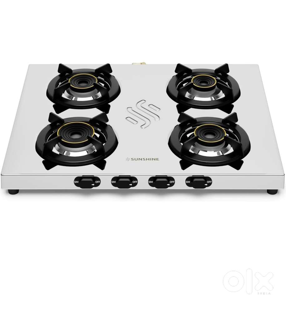 Jointless 1MM Steel Brand New Sunshine Brio 4 BR Stove MRP-16000