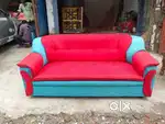 SOFA SET NEW CUSHION PU SOFA SET 756SR485E