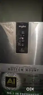 Whirl pool 325 ltr bottom mount refrigerator