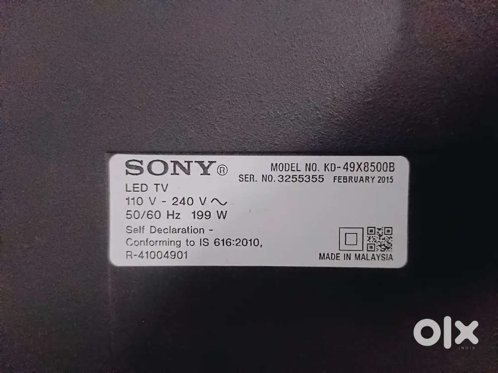 Sony led KD 49X8500B