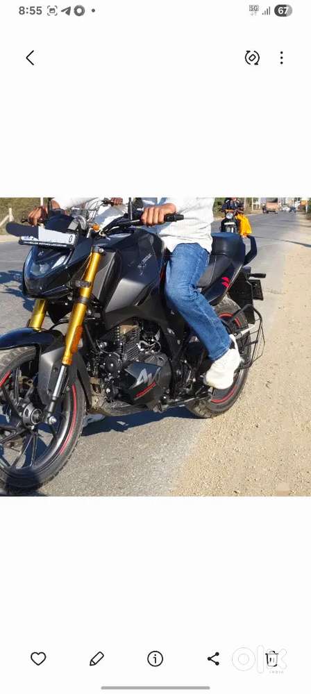 Hero xtreme 160r 4v km 10000 purchase oct 2024