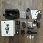 DJI Osmo Pocket 3 Creator Combo w/ Extras Mounts Cam Case and Filter