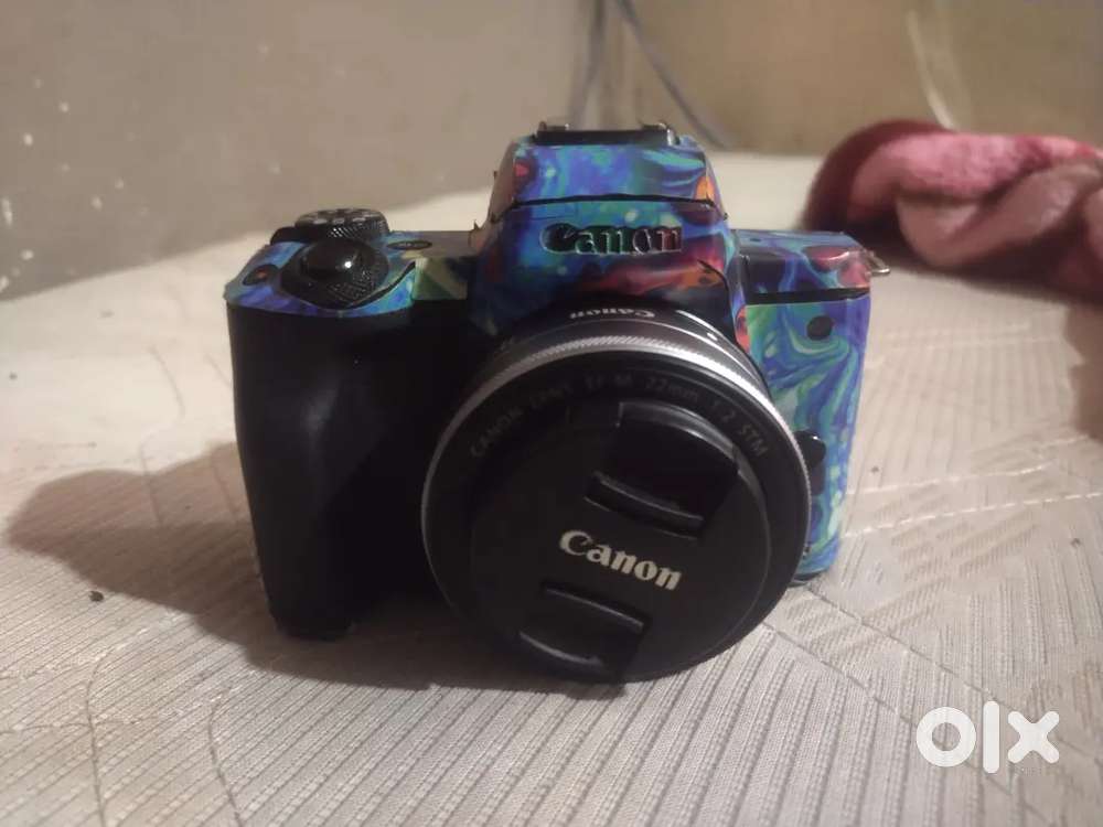 Canon m50 with 22mm prime lens