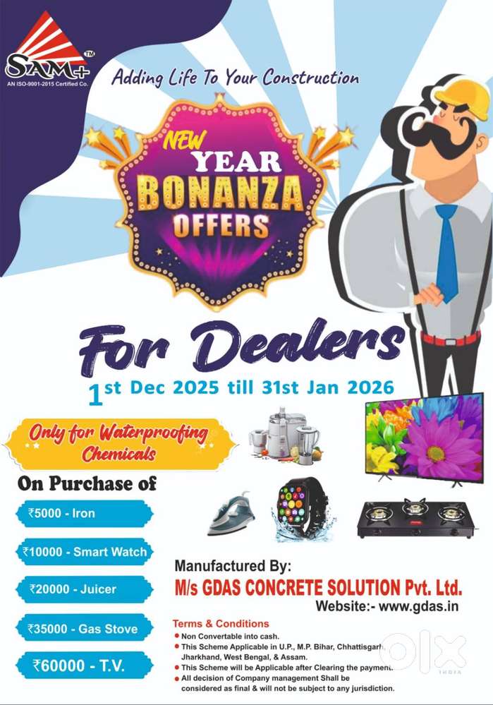 Sale and marketing of tile adhesive