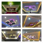 FALSE CEILING GYPSUM BOARD INTERIOR ALUMINIUM GLASS CEMENT PVC ROOF