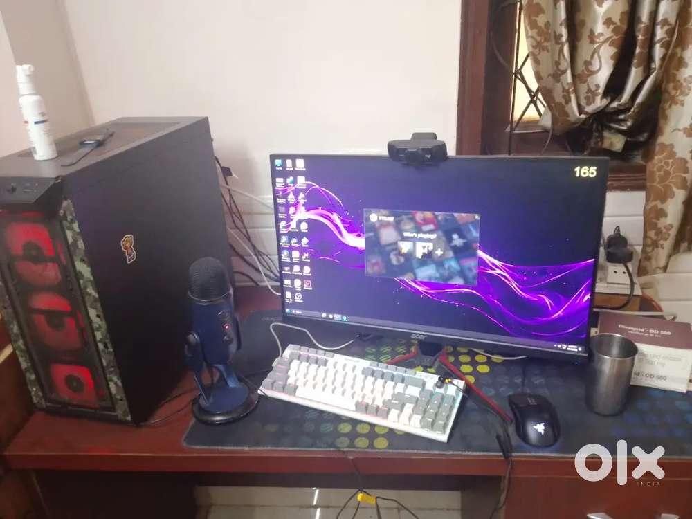 Gaming computer setup for sale