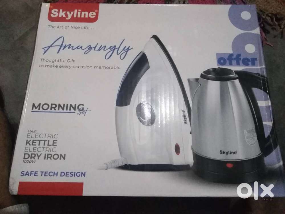 New Iron and kettle