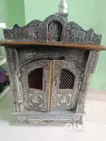 Pooja mandir with doors and drawers