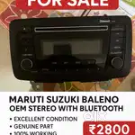 Baleno Stereo – Bluetooth Wala, Original Maruti Part!