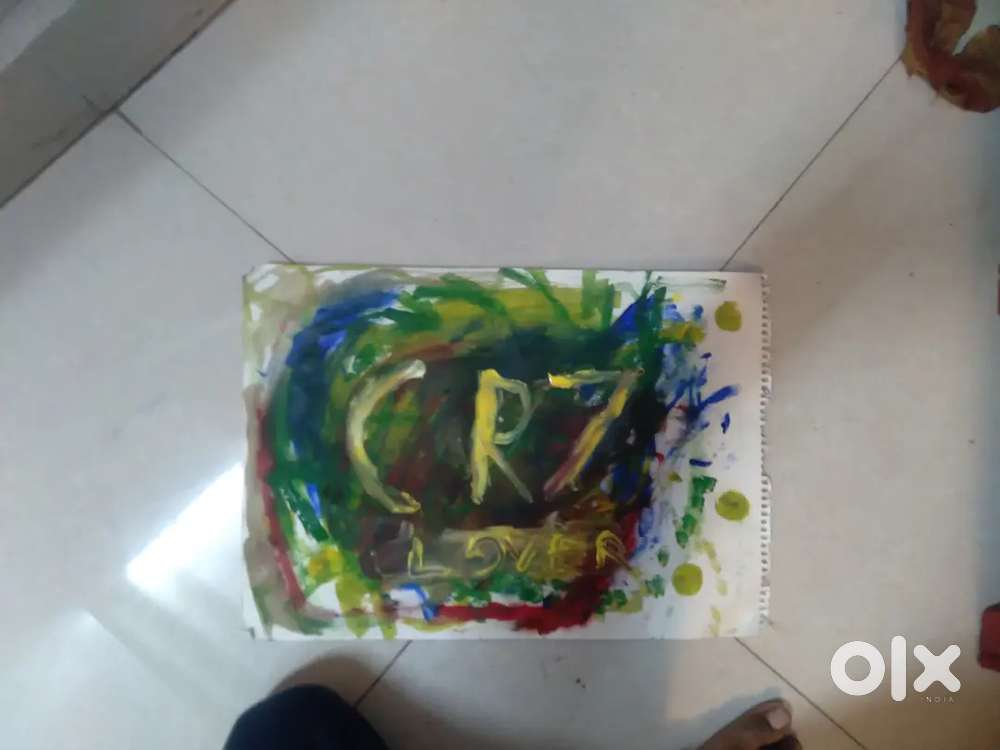 Homemade professional painting of CR7