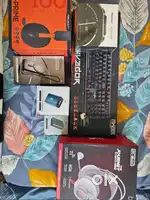 Boat,Fireboltt,firebolt,redgear(powerbank,headohone,keyboard,click)
