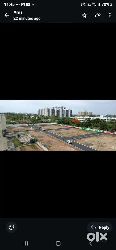 Plot sale at Omr Thaiyur