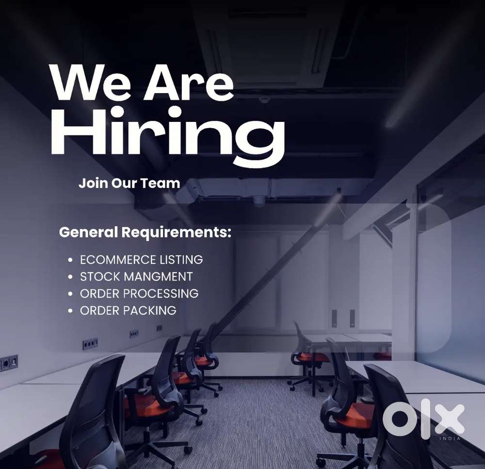 We Required people for working in e-commerce platform