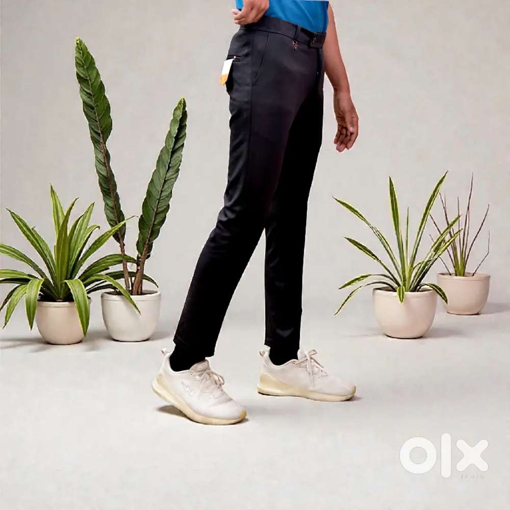 Peanut Plain Black Formal Pant, Brand New Condition, Pant Weight 430gm