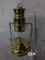 Antique pure brass solid heavy kerosene laltern